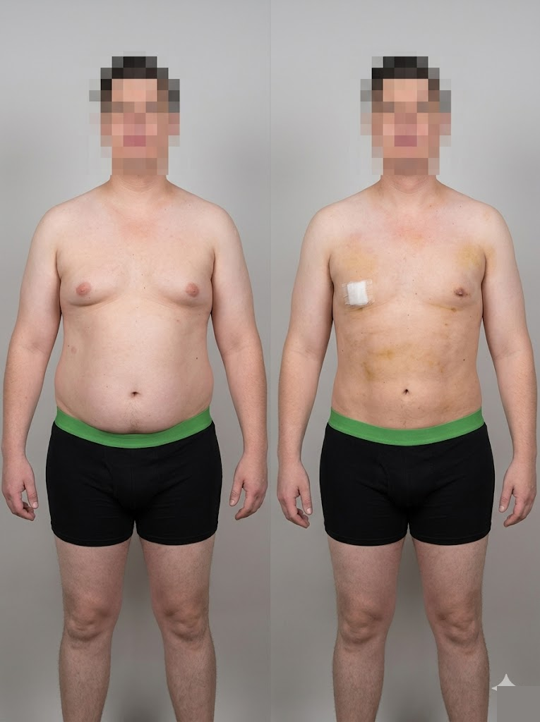 Antes y después · Lipomarcación